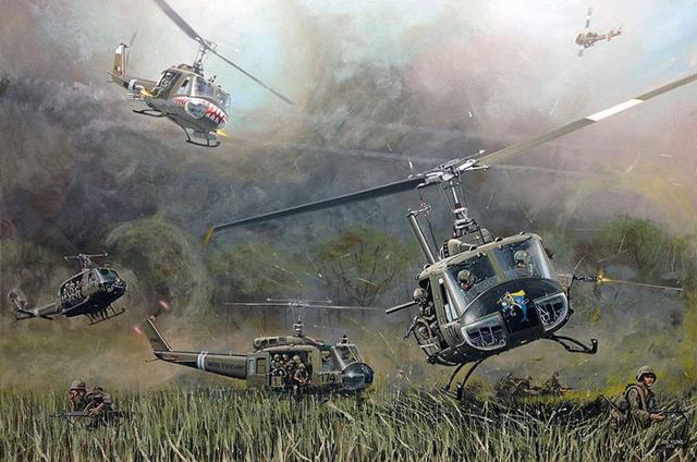 6400万架次/1.3亿小时！越战美军直升机很忙，直升机战争名副实在
