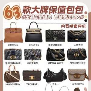 高质量女性️值得入手的63只大牌奢侈品包包