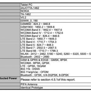 诺基亚新平板通过美国 FCC 认证，拥有 8 英寸屏幕 + 5100mAh电池