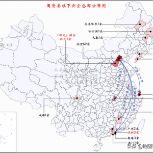 央企总部分布图—中国矿产资源集团成立，97家央企总部都在哪里？