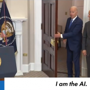 当着七家AI科技公司高管，拜登：我就是人工智能