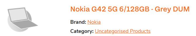 诺基亚最亲民5G手机G42曝光，6GB内存、128GB存储，运转安卓13