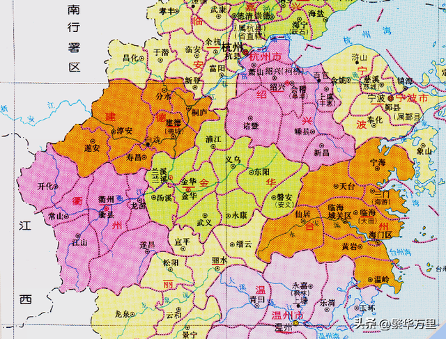 台州市的区划变迁，浙江省的第6大城市，为何有9个区县？