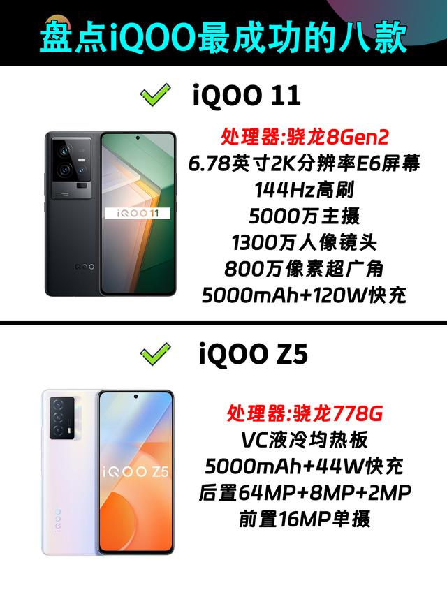 盘点iQOO最成功的八款手机！