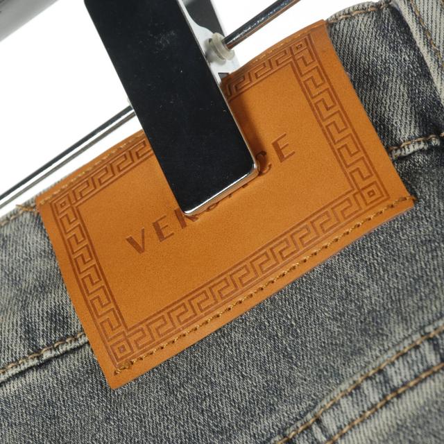 Versace/范思哲 背先人像刺绣牛仔长裤