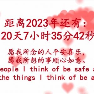 2023跨年代码（烟花+雪花）