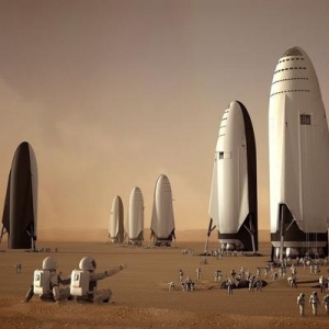 星舰首飞爆炸，2026年还能登陆火星吗？马斯克的移民梦依赖星舰